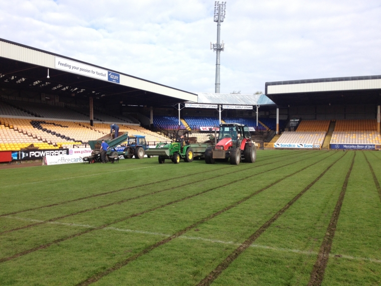 Port vale drain to Gain with Sheltons machinery